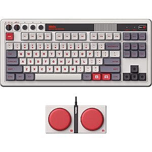 8BitDo 87-Key Retro Mechanical Keyboard (Various) $70 + Free S&H w/ Prime