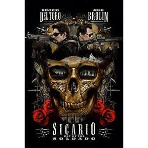 Sicario: Day of the Soldado (2018) (4K UHD Digital Film) $5 