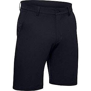 Under Armour Men's Tech Golf Shorts (Black / Pitch Gray) $20 