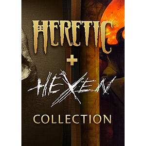 4-Game Heretic + Hexen Collection (PC Digital Download) $1 