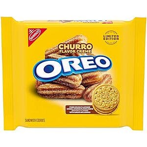 $2.75: 10.68-Oz OREO Churro Creme Sandwich Cookies at Amazon