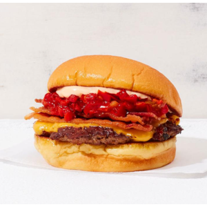 Shake Shack Free smokestack burger with 10 purchase  - $10