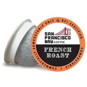 80-Count San Francisco Bay Coffee K Cup Dark Roast Pods (French Roast) $17.43 w/ S&S + Free Shipping w/ Prime or on $35+