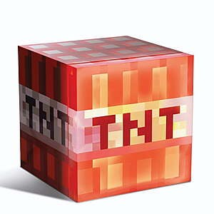 6.7-Liter 9-Can Minecraft LED Lit Mini Fridge: Green Creeper $20, Red TNT $13.50 