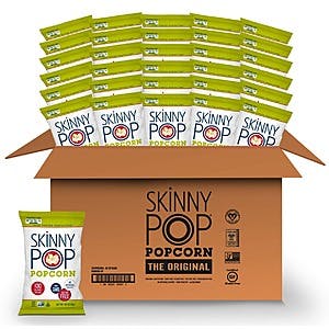30-Pack 0.65-oz. SkinnyPop Original Popcorn $11.50 w/ Subscribe & Save