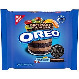 10.68-Oz OREO Dirt Cake Limited Edition Chocolate Sandwich Cookies $2.90 w/ Subscribe & Save