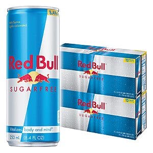 24-Pack 8.4-Oz Red Bull Energy Drink (Sugar Free) $26.30 w/ Subscribe & Save
