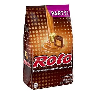 35.6oz. Rolo Rich Chocolate Caramel Candy (Party Pack) $8.60 