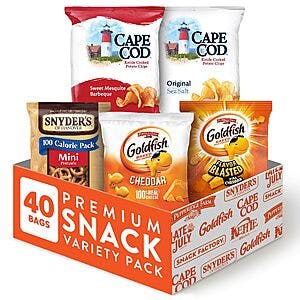 40-Ct Goldfish, Snyder's of Hanover Pretzels, & Cape Cod Chips (Variety Pack) $16.65 w/ Subscribe & Save