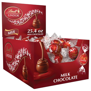 60-Count Lindt Lindor Milk Chocolate Candy Truffles (25.4-Oz Total) $13.90 w/ Subscribe & Save
