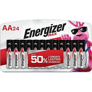 24-Count Energizer Max AA Alkaline Batteries $11.30 w/ Subscribe & Save