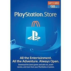 $50 PlayStation Store eGift Card $42.50 