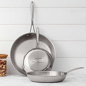 Costco Members: 3-Piece Calphalon Tri-Ply Clad Stainless Steel Skillet Set (8", 10" & 12") $59.99 + Free Shipping via Costco Wholesale