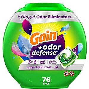 4-Ct Select Gain Laundry Detergent / Fabric Softener Products + $32 Amazon Credit $43.85 w/ Subscribe & Save + Free S/H