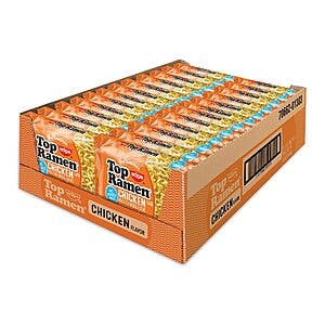 24-Count 3-Oz Nissin Top Ramen Noodle Soup (Chicken) $5.95 w/ Subscribe & Save