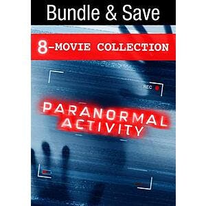 Paranormal Activity: 8 Movie Collection (Digital HD / 4K UHD) $10 