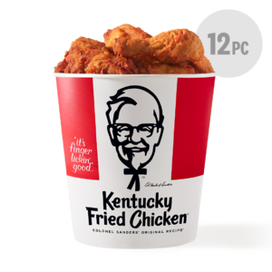 Select KFC Restaurants: 12-Piece Fried Chicken Bucket $18 & More (Online or via App)