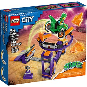144-Piece LEGO: City Dunk Stunt Ramp Challenge (60359) $8 + Free Shipping