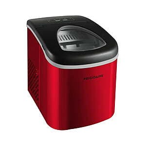Frigidaire 26-lbs. Countertop Ice Maker (Red Stainless Steel) $49.20 + Free Shipping