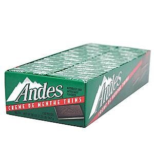 120-Count Andes Creme De Menthe Thin Mint Chocolate Candies $11 w/ Subscribe & Save