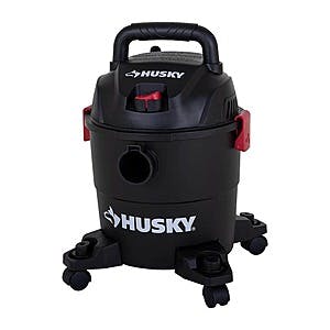 Husky Wet/Dry Vacuum w/ Filter, Hose & Accessories: 6-Gallon $40, 4-Gallon $25 & More + Free Shipping