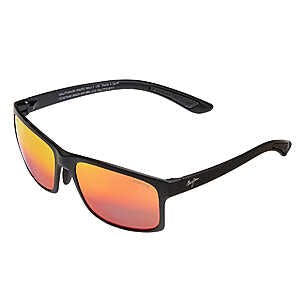 Costco Members: Maui Jim Pokowai Arch Polarized Sunglasses (Matte Black, Hawaii Lava) $96 & More + Free S&H