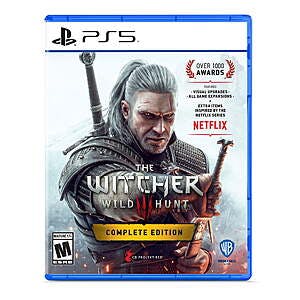 Select Locations: The Witcher 3: Wild Hunt - Complete Edition (PS5 or Xbox) $20 + Free S&H on $35+