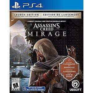 Assassin's Creed Mirage (PS4/PS5): Deluxe Edition $25, Launch Edition $20 + Free S/H w/ Prime