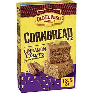 13.5-Oz Old El Paso Cornbread Baking Mix (Cinnamon Churro) $1.85 w/ Subscribe & Save