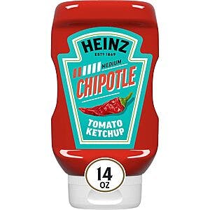 14-Oz Heinz Tomato Ketchup (Chipotle) $2.35 w/ Subscribe & Save