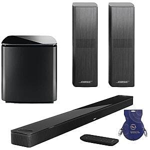 Bose Ultra Soundbar + Surround Speakers 700 (Pair) + Bass Module 700 (Black) $1499 + Free Shipping