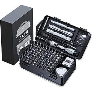 AXTH 115-in-1 Precision Screwdriver & Repair Tool Kit $9.60