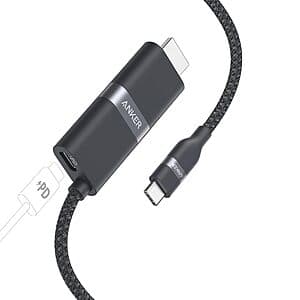 Prime Members: 3' Anker Nano USB-C to HDMI Cable Adapter w/ 140W PD Charging $14 + Free Shipping