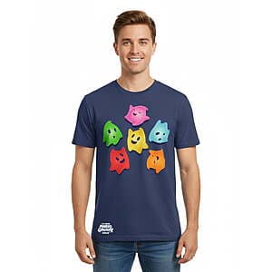 Nintendo Super Mario Men's Graphic Tee (Lumas Around) $7.05