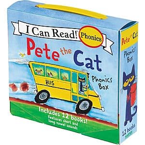 Prime Members: Pete the Cat 12-Book Phonics Fun! Mini Book Set $6.90 + Free S&H