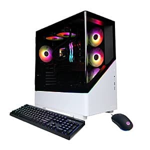 CyberPowerPC Desktop: Ryzen 7 9700X, RTX 5070 Ti, 32GB RAM, 2TB SSD (White) $1880 + Free Shipping