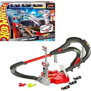 Hot Wheels Formula 1 Sprint Race Circuit Course Track Set w/ 3 Cars (Teams May Vary) $20