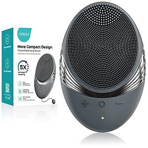 COSLUS Rechargeable Silicone Face Scrubber (Grey) $6