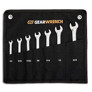 7-Pc GearWrench Wrench Set w/ Canvas Roll (SAE or Metric) $11 + Free Pickup