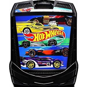 Tara Toys Hot Wheels 100-Car Portable Storage Case w/ Handle & Latch $12.50