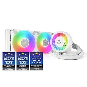 ARCTIC Liquid Freezer III 240 A-RGB AIO CPU Water Cooler (White) $38 + Free S&H