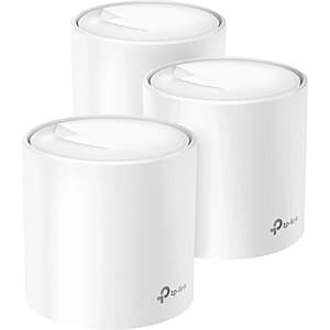 3-Pack TP-Link Deco X60 Wi-Fi 6 AX3000 Mesh Wi-Fi System $85 + Free Shipping