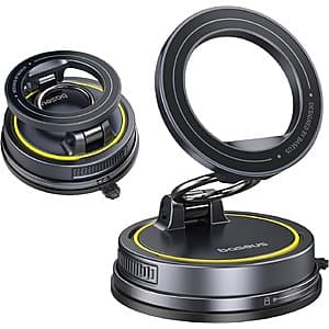 Prime Members: Baseus Magsafe Magnetic Vacuum Suction Car Phone Mount $10.95 + Free Shipping