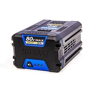 Kobalt 80V 2.5 Ah Lithium Ion Battery $79 + Free S&H