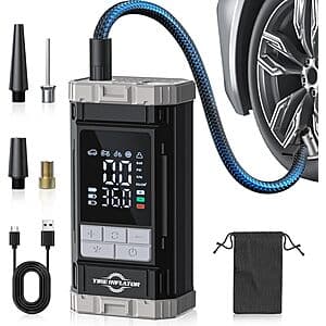 Prime Members: Aneson Portable 150 PSI Cordless Air Compressor & Tire Inflator $15 + Free Shipping