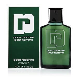 3.4-oz Paco Rabanne by Paco Rabanne for Men Eau De Toilette Spray $28