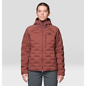 Mountain Hardwear: Women's Stretchdown Hooded Down Jacket $112 & More + Free S&H