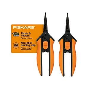 2-Pk Fiskars Micro-Tip Pruning Snips $18