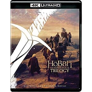 The Hobbit: Motion Picture Trilogy (4K UHD, Extended & Theatrical) $34