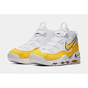 Nike Men's Air Max Uptempo '95 Shoes (White/Amarillo/Court Purple) $100 + $8.95 Shipping